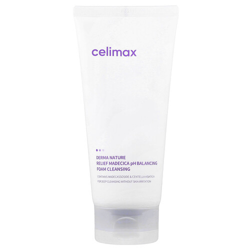 Celimax Derma Nature, Relief Madecica pH Balancing Foam Cleansing, 5.07 fl oz (150 ml)