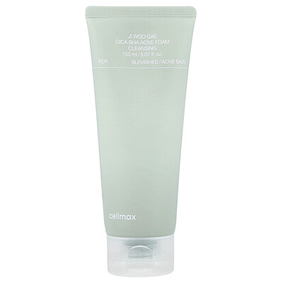 Product Image for Celimax, Ji Woo Gae Cica BHA Acne Foam Cleansing, 5.07 fl oz (150 ml)