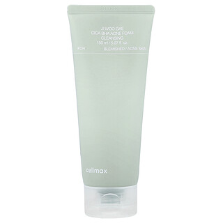 Celimax, Ji Woo Gae Cica BHA Acne Foam Cleansing, 5.07 fl oz (150 ml)