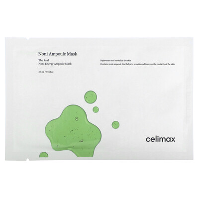 

Celimax, Noni Ampoule Beauty Mask, 1 Sheet, 0.84 oz (25 ml)