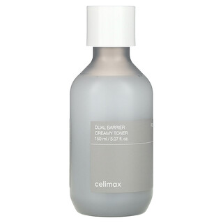 Celimax, Dubbele barrière romige toner, voor de gevoelige/droge huid, 150 ml