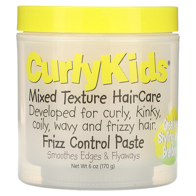 

CurlyKids Средство для ухода за волосами с смешанной текстурой, паста от пушения, 170 г (6 унций)