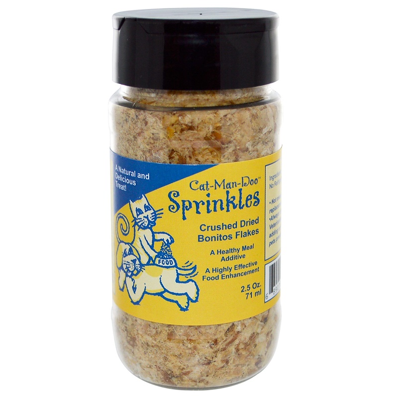 CatManDoo, Sprinkles, Crushed Dried Bonito Flakes for Cats & Dogs, 2.