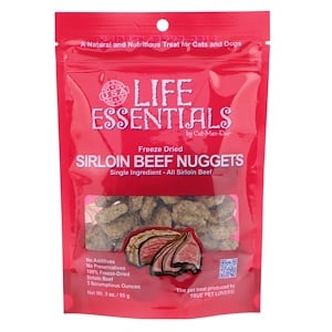 Катманду, Life Essentials, Freeze Dried Sirloin Beef Nuggets, For Cats & Dogs, 3 oz (85 g) отзывы