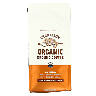 Chameleon Organic Coffee, Organic Ground Coffee, Churro, 9 oz (255 g)