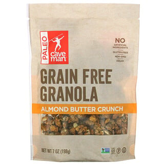 Caveman Foods, Grain Free Granola, Almond Butter Crunch, 7 oz (198 g)
