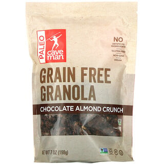Caveman Foods, Granola sin cereales, Chocolate y almendra crocante, 198 g (7 oz)