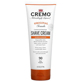 Cremo, オリジナルシェーブクリーム、ビャクダン、177ml（6液量オンス）