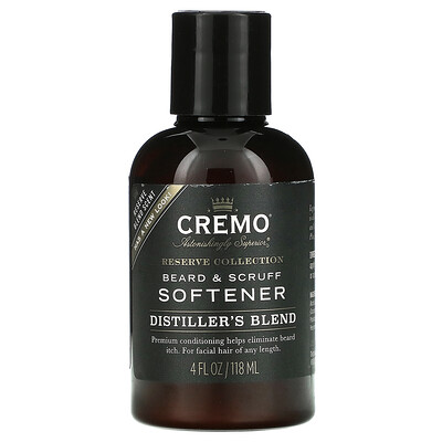 Cremo Beard & Scruff Softener, Distiller's Blend, 4 fl oz (118 ml)  - купить со скидкой