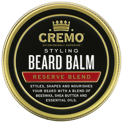 Купить Cremo Бальзам для укладки бороды, смесь Reserve, 56 г (2 унции)