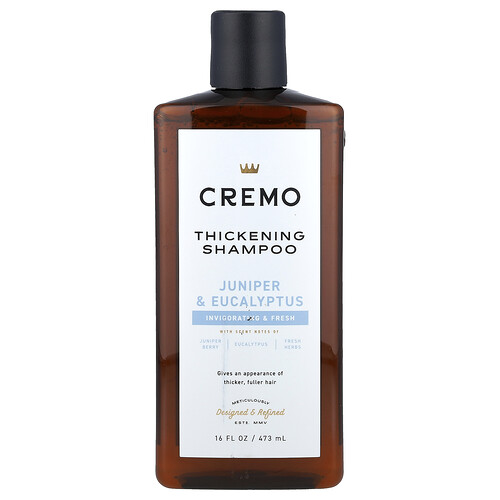 Cremo, Thickening Shampoo, Verdickendes Shampoo, Wacholder & Eukalyptus, 473 ml (16 fl. oz.)