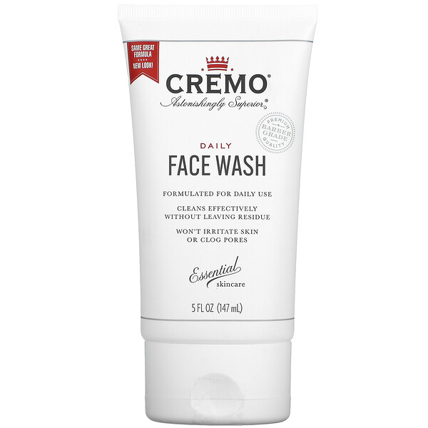 Cremo‏, Daily Face Wash, 5 fl oz (147 ml)