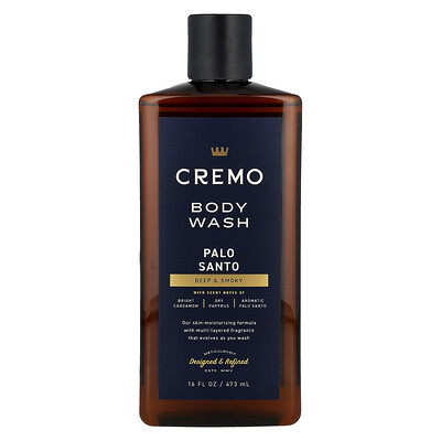 Cremo , Body Wash, Palo Santo, Fl Oz (473 Ml) Size 16