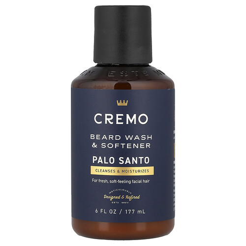 Cremo, Bartwäsche & Weichmacher, Palo Santo, 177 ml