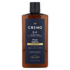 Cremo, 2 in 1 샴푸 & 컨디셔너, 팔로산토, 473ml(16fl oz)