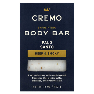 Cremo, Exfoliating Body Bar, Palo Santo , 5 oz (142 g)