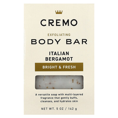 Product Image for Cremo, Exfoliating Body Bar, Italian Bergamot , 5 oz (142 g)