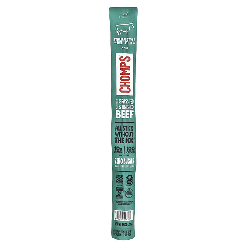 Chomps, Italian Style Beef Stick, Rindfleisch-Stick nach italienischer Art, mild, 32 g (1,15 oz.)