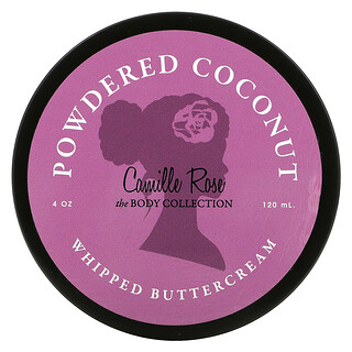 Camille Rose, Whipped Buttercream, Powdered Coconut, 4 oz (120 ml)