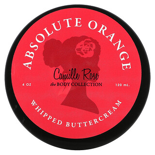 Camille Rose, Crema de mantequilla batida, Naranja absoluta, 120 ml (4 oz)
