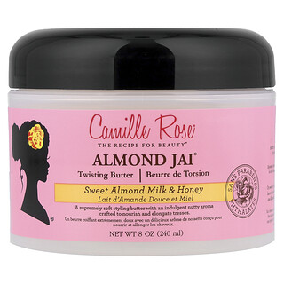 Camille Rose, Almond Jai®, Beurre de torsade, Lait d'amande douce et miel, 240 ml