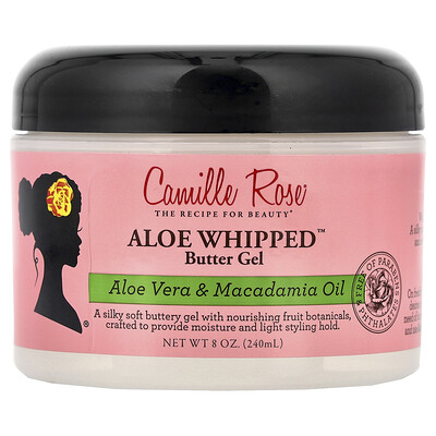 Product Image for Camille Rose, Aloe Whipped Butter Gel, Aloe Vera & Macadamia Oil, 8 oz (240 ml)
