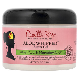 كاميل روز‏, جل الزبدة المخفوق Aloe Whipped ™ ، زيت الصبار والماكاديميا ، 8 أونصات (240 مل)
