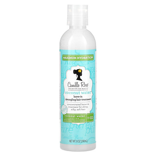 Camille Rose, Tratamiento desenredante para el cabello sin enjuague, Agua de coco, 240 ml (8 oz)