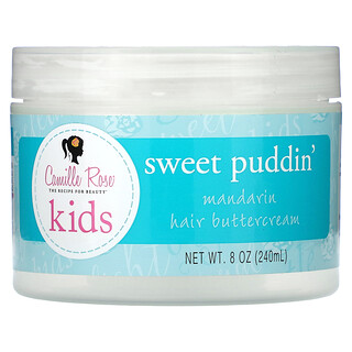 Camille Rose, Kanak-kanak, Krim Mentega Rambut Mandarin Puddin Manis, 8 oz (240 ml)