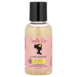 Camille Rose, Curl Maker®, mályvacukor- és agávélevél-kivonat, 59 ml (2 uncia)