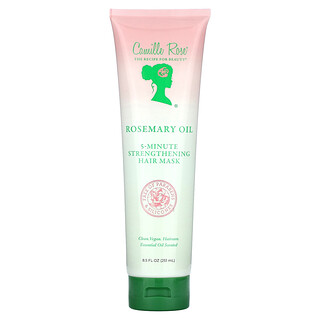 Camille Rose, Máscara de Beleza para Cabelos Fortalecedor em 5 Minutos, Óleo de Alecrim, 251 ml (8,5 fl oz)