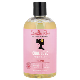 Camille Rose, Hidratante Curl Love, Shampoo, Para Todas as Texturas, 355 ml (12 fl oz)
