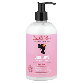 Camille Rose, Curl Love Kondisioner yang Melembapkan, Untuk Semua Tekstur, 355 ml (12 ons cairan)