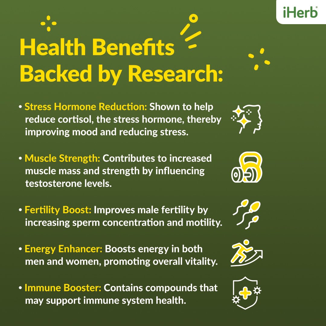 Tongkat Ali health benefits infographic