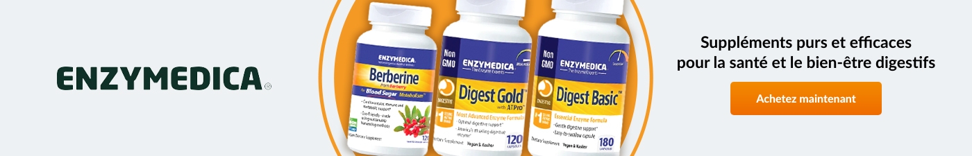 Enzymedica Suppléments purs et efficaces pour la santé et le bien-être digestifs