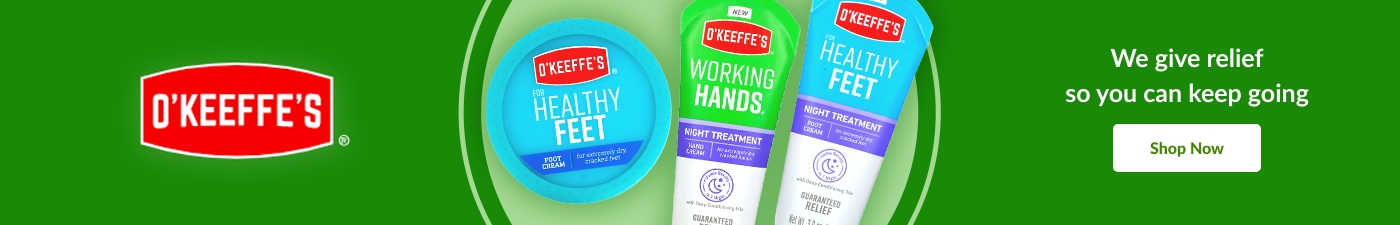 O'Keeffes We give relief so you can keep going