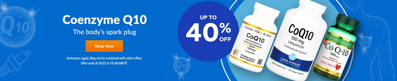 UP TO 40% OFF COENZYME Q10