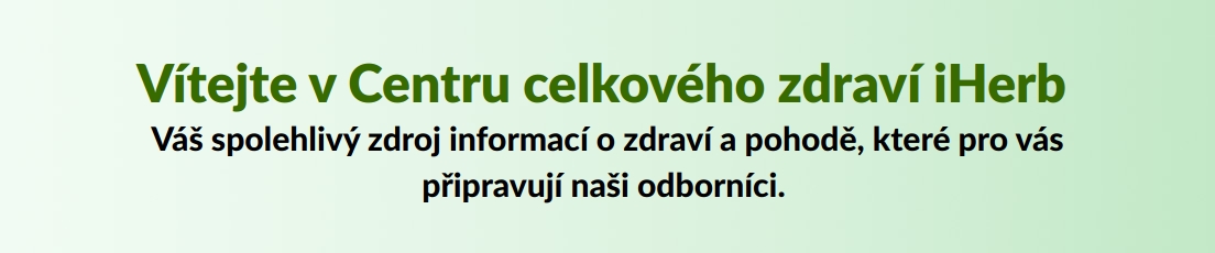 Vítejte v Centru celkového zdraví iHerb