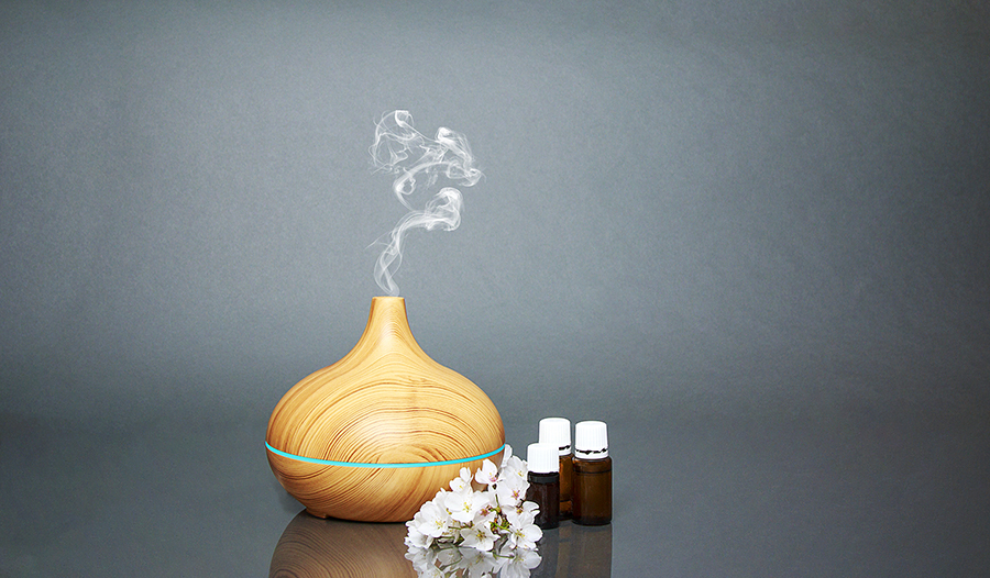 Essential oil diffuser and bottles