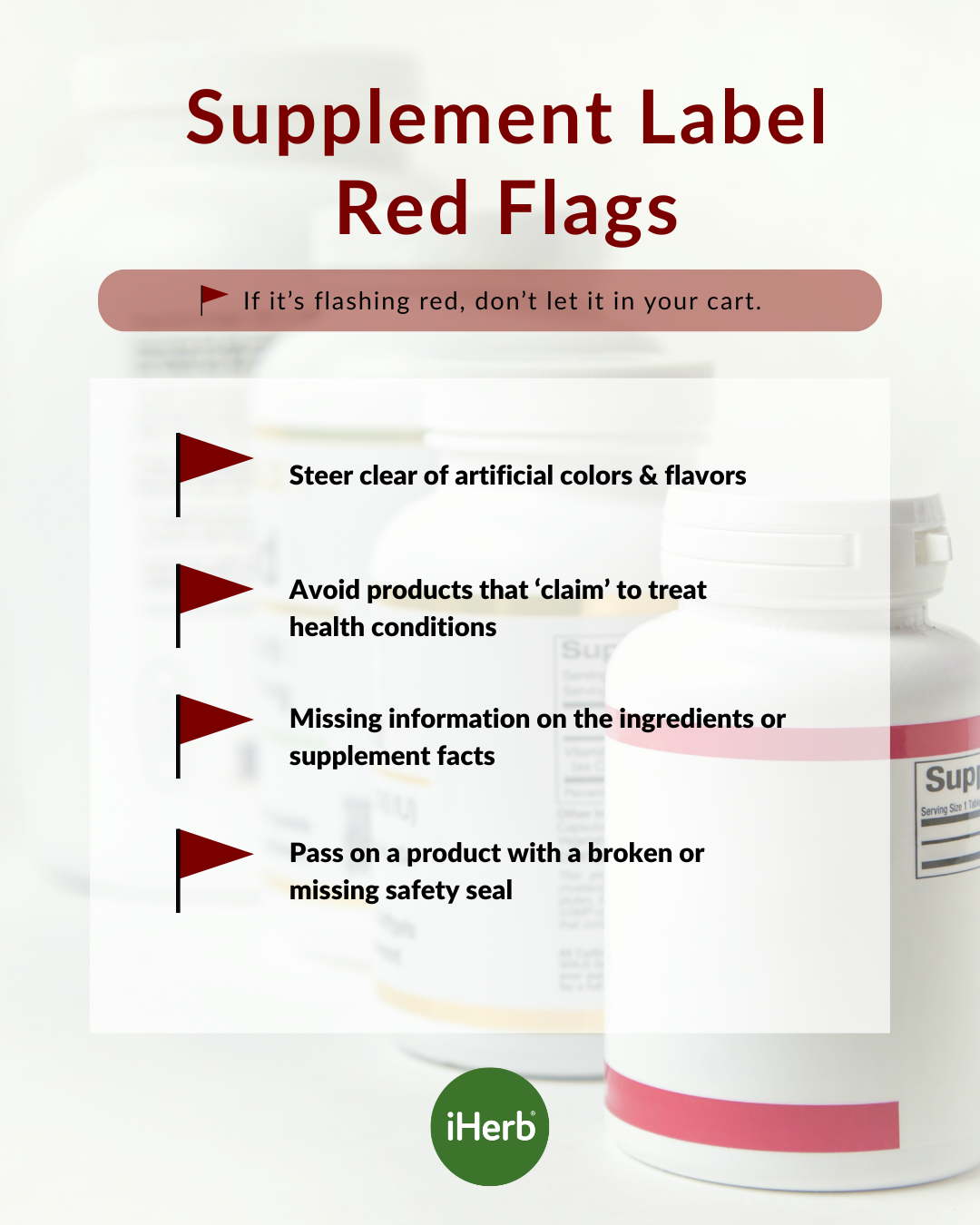 Supplement Label Red Flags