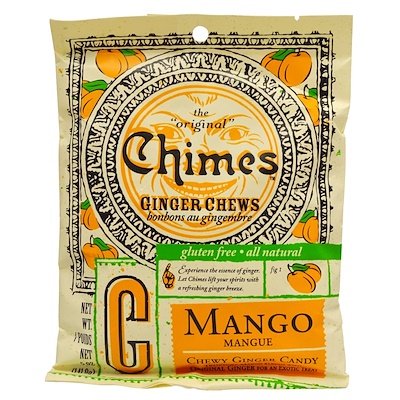 Chimes Ginger Chews, Mango, 5 oz.