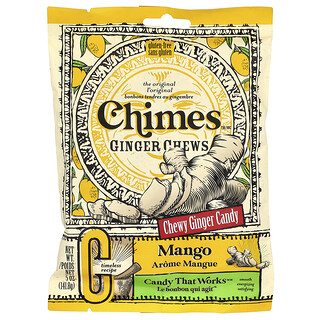 Chimes, жевательные таблетки с имбирем, со вкусом манго, 141,8 г (5 унций)