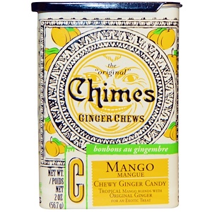 Chimes, Имбирный жвачки, манго, 56,7 г ( 2 унции)