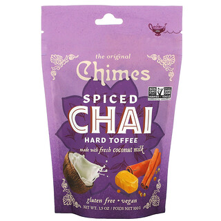 Chimes, Gluten Free, Spiced Chai Hard Toffee, 3.5 oz (100 g)