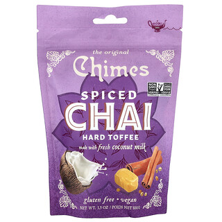 Chimes, Chai especiado, Tofe duro, 100 g (3,5 oz)
