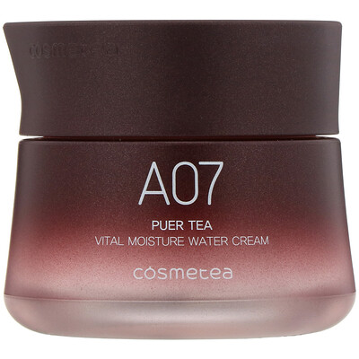 

Cosmetea Puer Tea, Vital Moisture Water Cream, 1.76 oz (50 g)