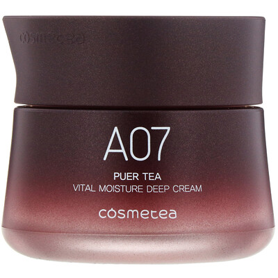

Cosmetea Puer Tea, Vital Moisture Deep Cream, 1.76 oz (50 g)