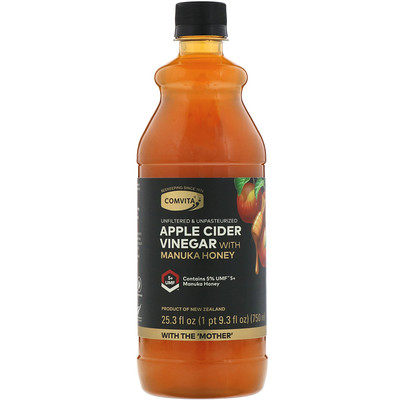 

Comvita Яблочный уксус с медом манука, UMF 5+, 750 мл (25,3 жидк. унций)