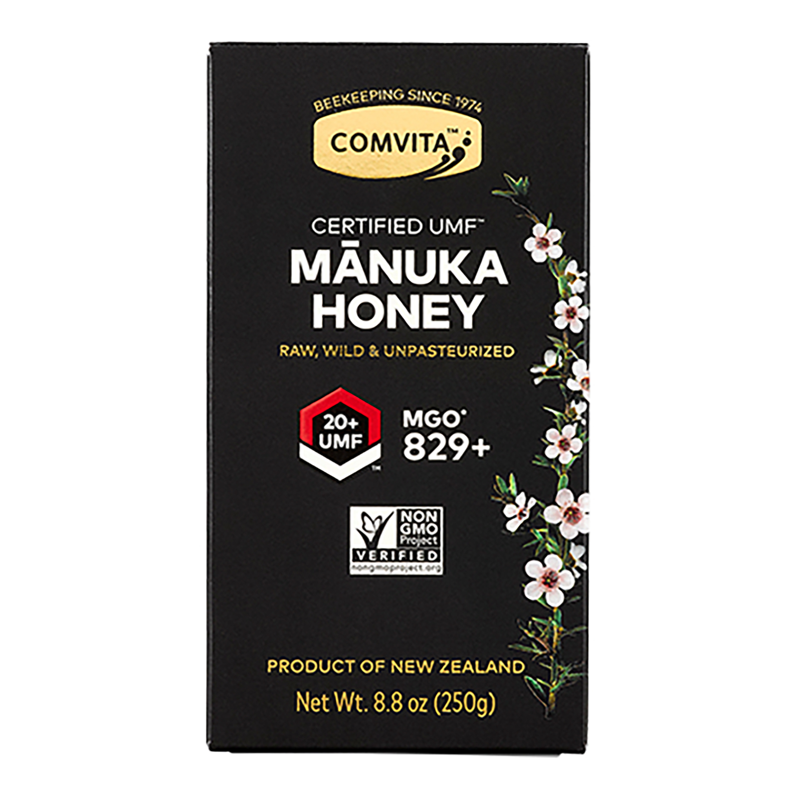 Comvita, Raw Manuka Honey, Certified UMF 20+ (MGO 829+), 8.8 oz (250 g