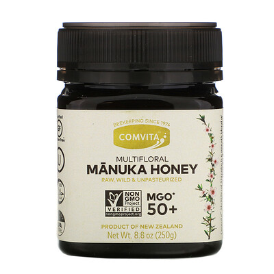 Comvita Multifloral Manuka Honey, MGO 50+, 8.8 oz (250 g)